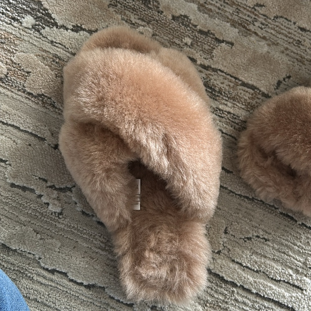 Emu Australia Mayberry Sheepskin Slippers Camel NIB - Picture 6 of 8